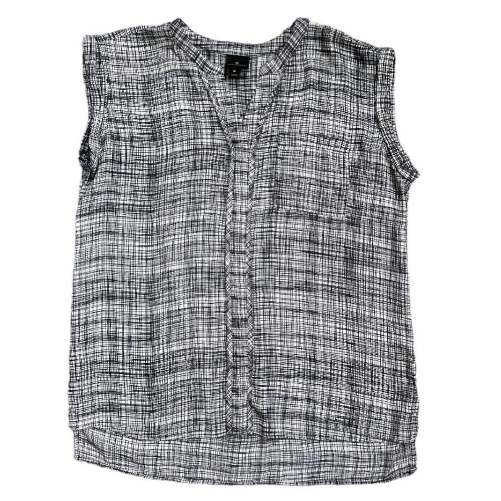 Worthington Black and White Business Casual Top